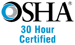 OSHA 30 Hour Certified